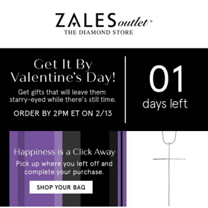 Need it by V-day? Order Now to Save 50% Off the Perfect Gift