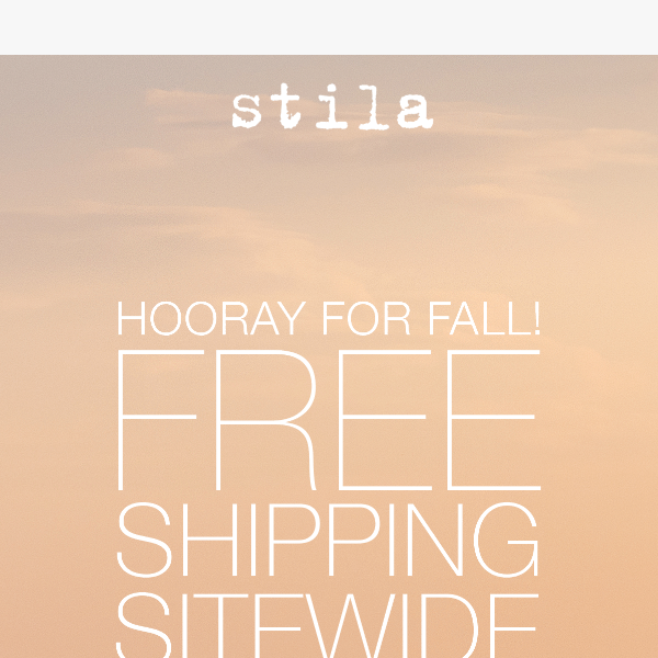 Celebrate Fall with Free Shipping!