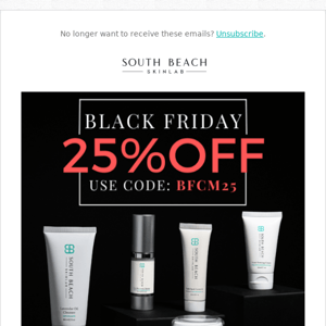 South Beach Skin Lab, 25% OFF Everything!