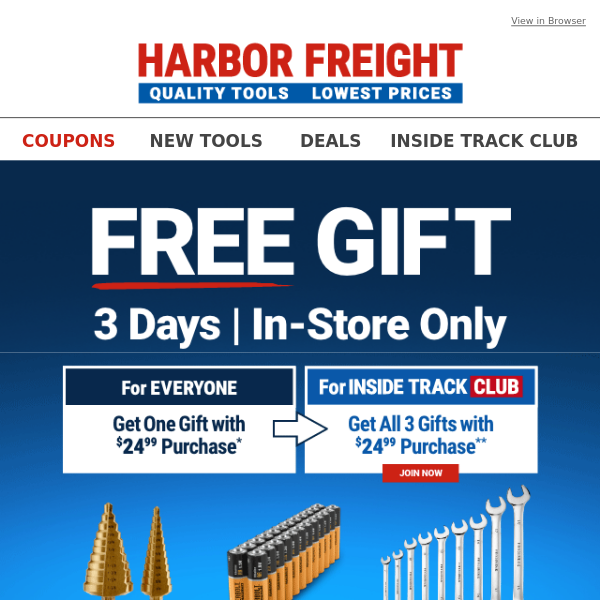 HIGH-VALUE FREE GIFT ALERT! In-Store Offer, Details Inside