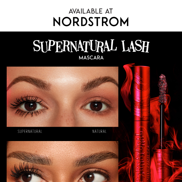 🖤 Get unreal volume with Supernatural Lash Mascara 🛍️ at Nordstrom 🖤