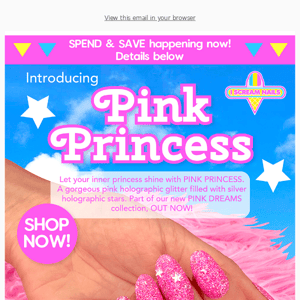 💅🏼You are a PINK PRINCESS + Spend & Save🩷