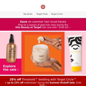 The Ulta Beauty at Target hair care sale is ON 🙌