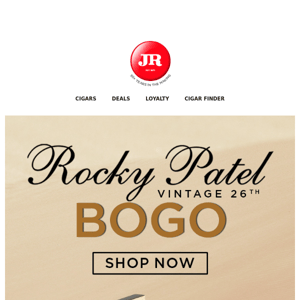 Don't miss this Rocky Patel Vintage 26th BOGO!