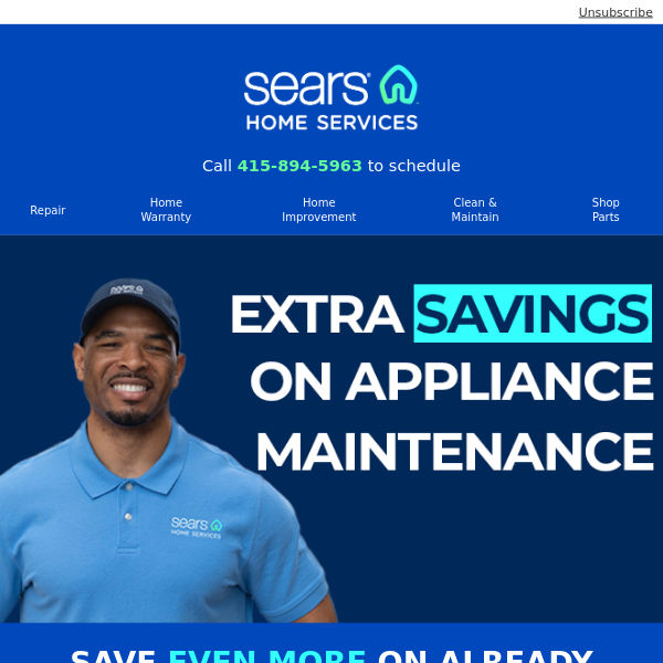 Appliance Tune Up Savings You Don T