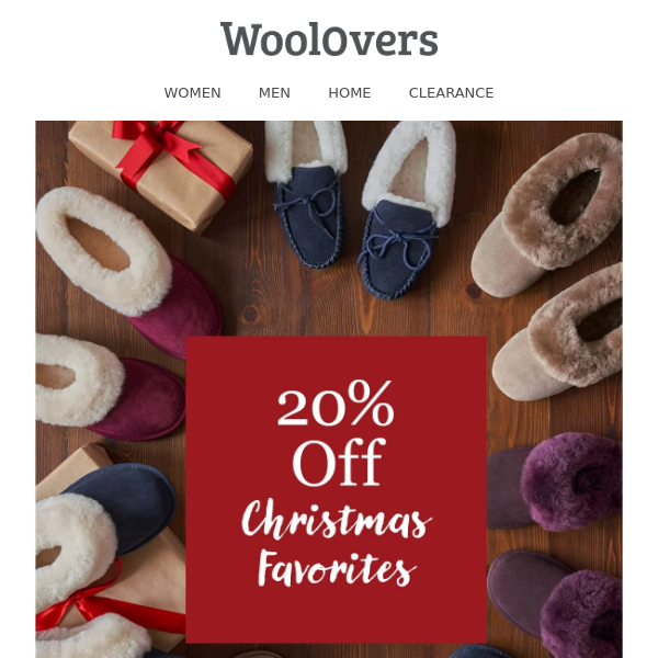 ENDS TODAY | 20% Off Christmas Favorites
