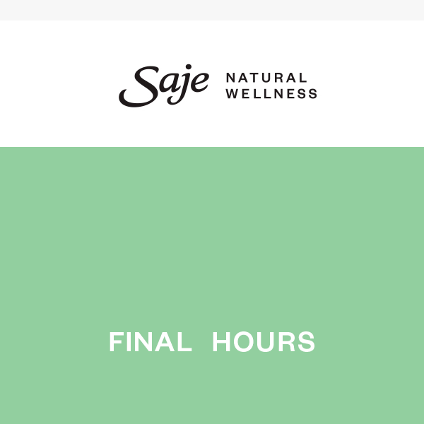 Final Hours of Sale