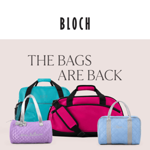 BACK IN STOCK | Dance Bags