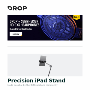 Precision iPad Stand, xDuoo MT-605 Power Amplifier, AC Keys ShokoCat Artisan Keycap and more...