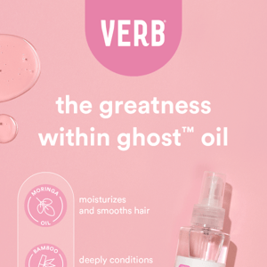 what makes ghost™ oil great? 👻