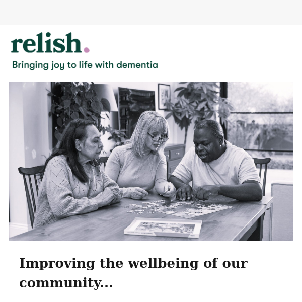 Improving the wellbeing of our community