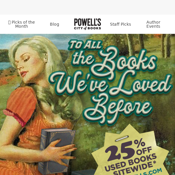 ✨ 25% off used books on Powells.com!