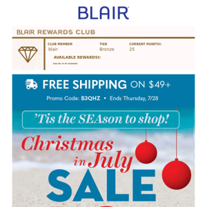 Blair, Shop Merry Savings Up to 60% OFF Before it's Too Late!