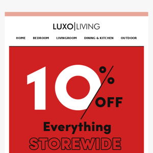 📣 10% OFF Storewide ENDS TODAY!