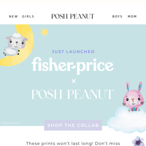 Fisher Price™ x Posh Peanut is Here!