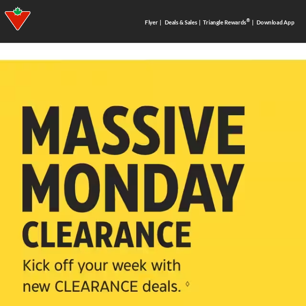 Fresh CLEARANCE deals are here.