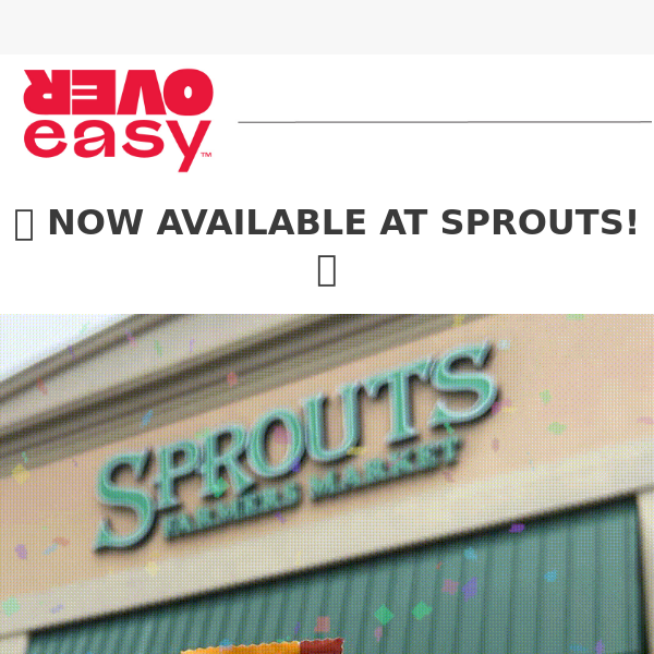 NOW AVAILABLE AT SPROUTS! 🌱