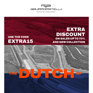 UP TO 70% OFF + EXTRA15 | READY FOR #DUTCHGP?