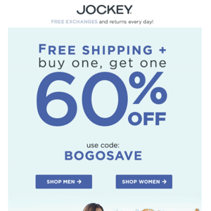 🤫 Just for you... BOGO 60% OFF + Free Shipping