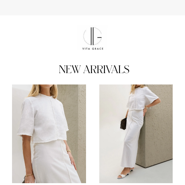 JUST IN - Contemporary detailing & Effortless silhouettes