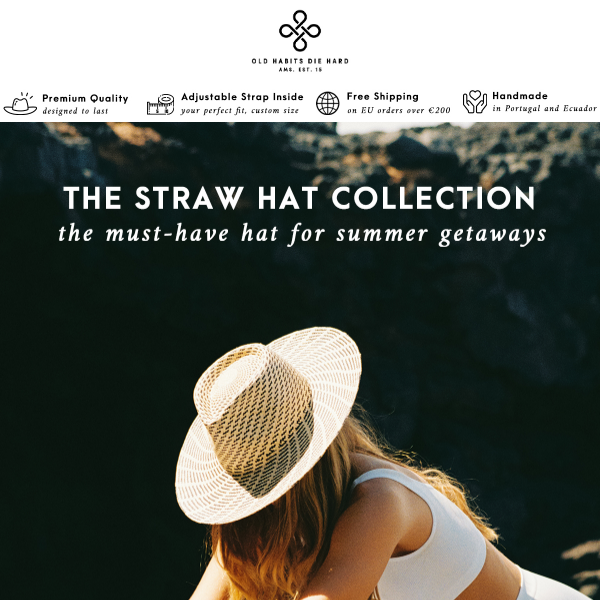 The Straw Hat: Your Summer Getaway Musthave ☀️