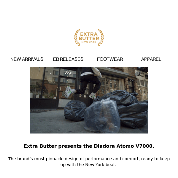 Extra Butter Presents the Diadora Atomo V7000 🏃
