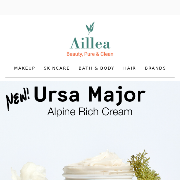 NEW!! Ursa Major Alpine Rich Cream