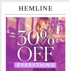 IT'S ALL ON SALE ✨ 30% OFF EVERYTHING STARTS NOW