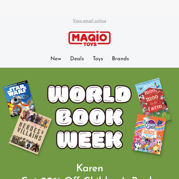 📖 20% Off World Book Week 📖