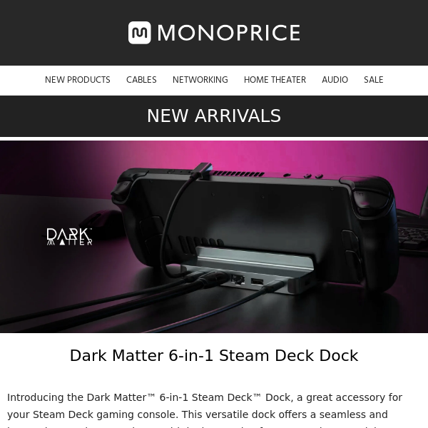 NEW ARRIVALS | Game-On with Dark Matter Gaming Accessories