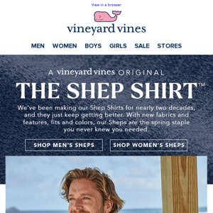 New Shep Shirts For Spring!