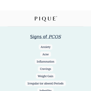 9 Signs of PCOS