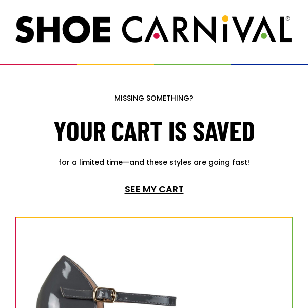 We saved your cart—now it's your turn!