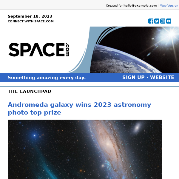 Andromeda galaxy wins 2023 astronomy photo prize (gallery)