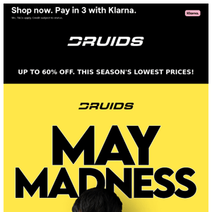MAYDAY MADNESS - THIS SEASON'S LOWEST PRICES 🥵 SALE NOW LIVE!