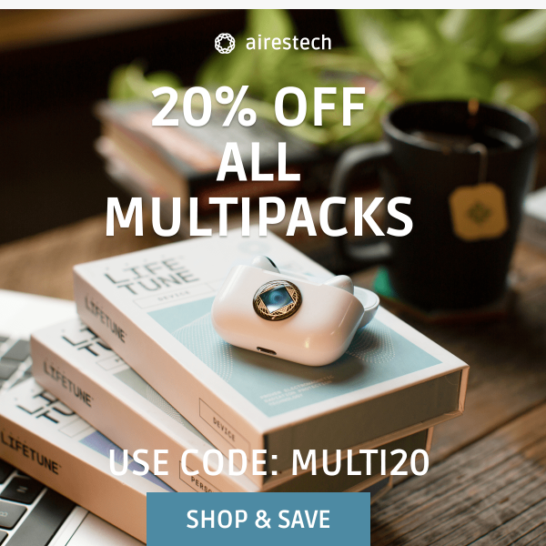 Prep Your Tech With 20% Off Multipacks⚡