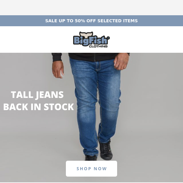 Rejoice! Tall Jeans Are Back in Stock