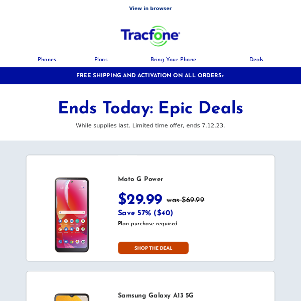 Epic deals mean epic savings 🤑 (FINAL DAY)