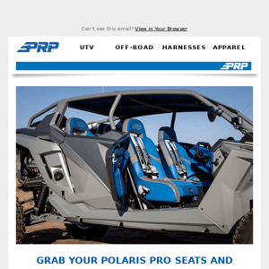 SEATS WITH QUICK RELEASE MOUNTS ⚡ POLARIS PRO
