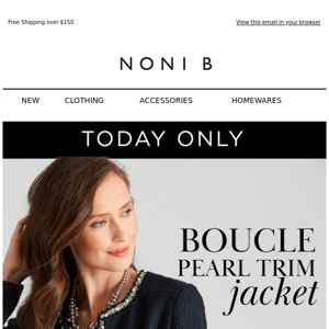 The Boucle Jacket You Were Dreaming is NOW $40