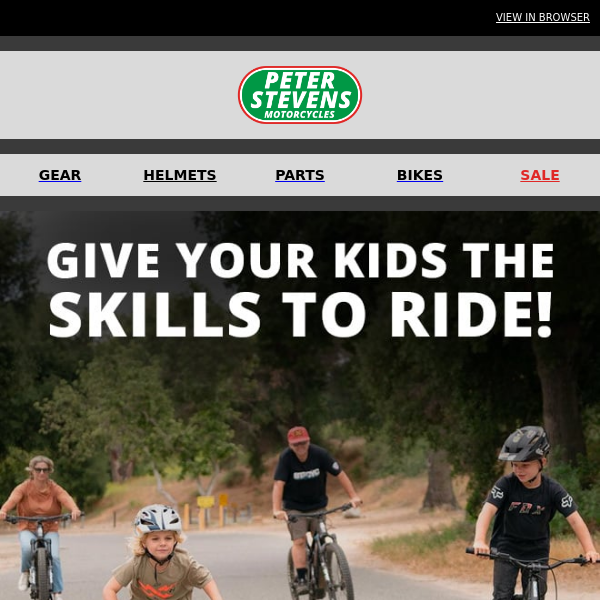 Give Your Kids The Skills To Ride!  - DISCOVER MORE