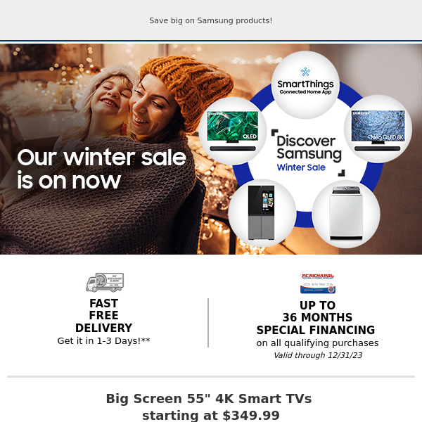 Discover Samsung Winter Sale!