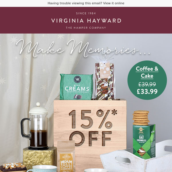 Make Memories: Mother's Day Gifts 15% OFF