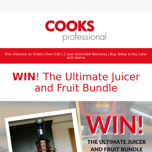 WIN! The Ultimate Juicer and Fruit Bundle 🍊