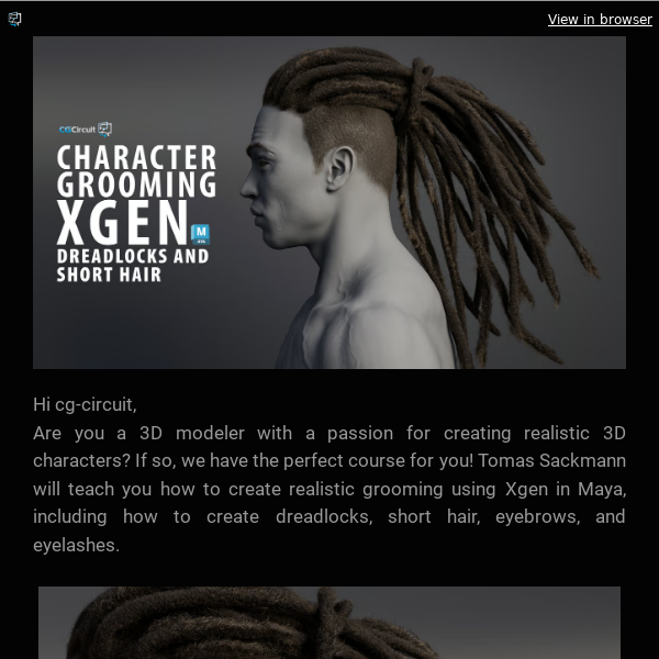 💥Master the art of Xgen grooming in Maya and create stunning hairstyles!