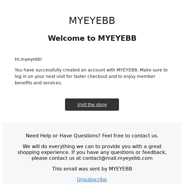 Welcome to MYEYEBB