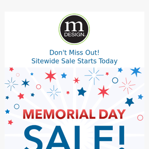 Get Set for Summer - Memorial Day Sale 🇺🇸