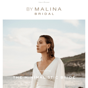 The minimalistic bride