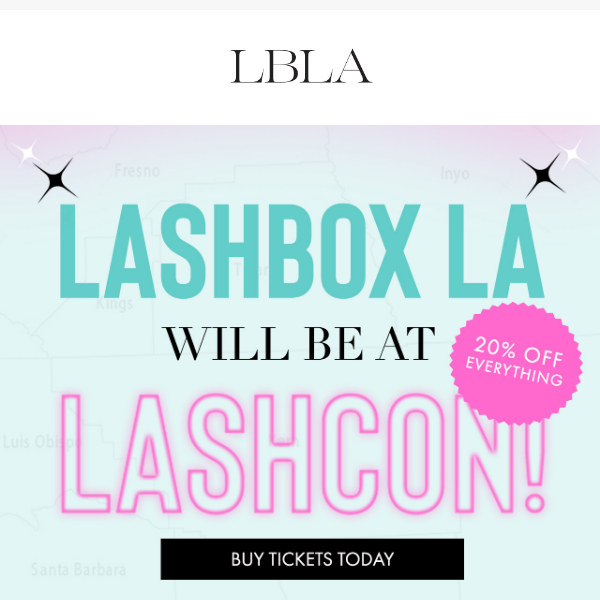 Join Us at Lashcon/Anaheim This October 14-16! ✨
