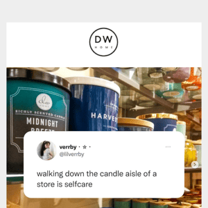 Make more time for the candle aisle 🛒☑️